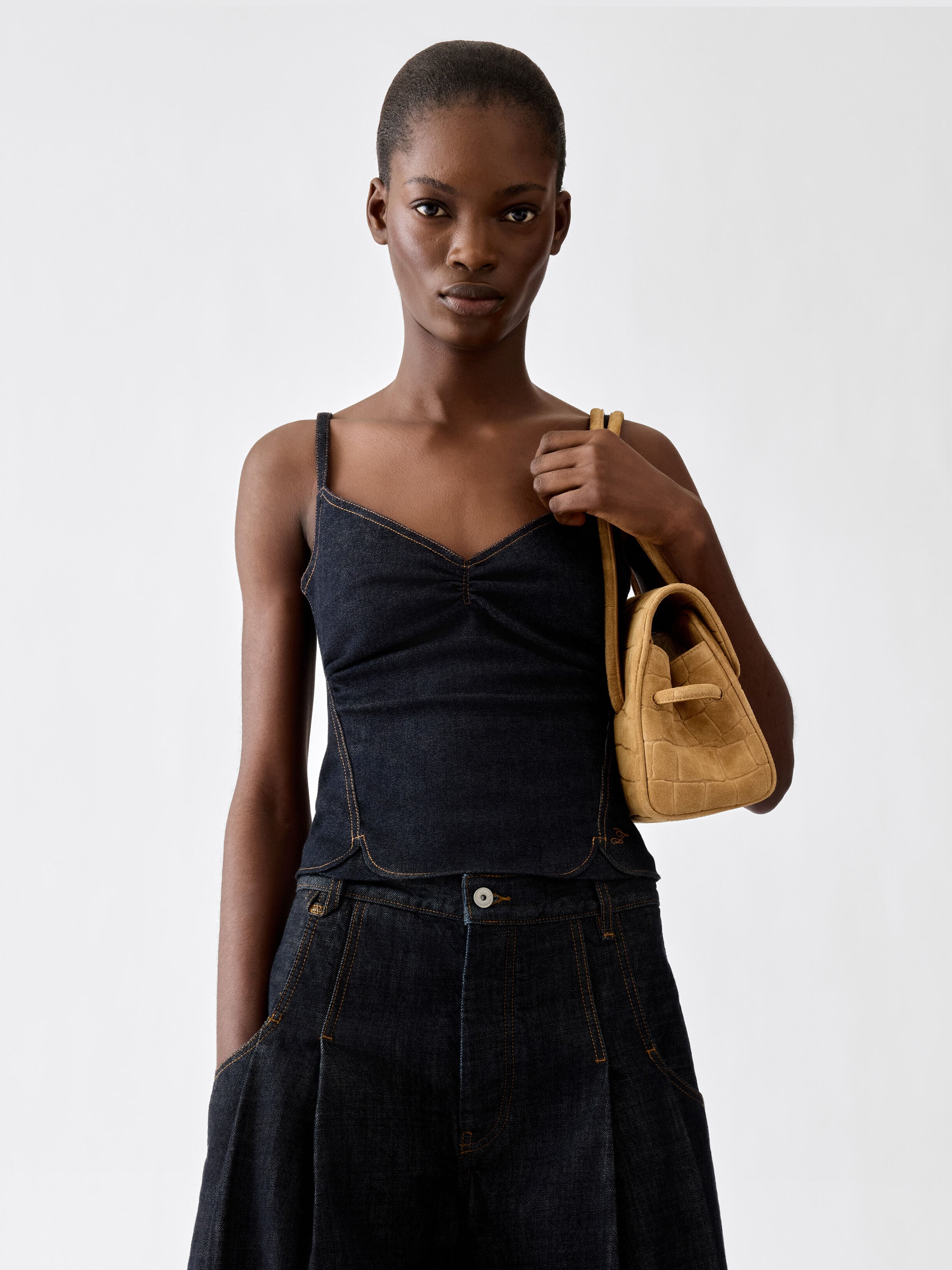 The De-nîmes Pina Denim Top