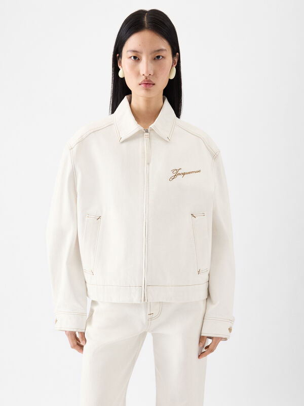 The Canevas de-Nîmes denim jacket jacquemus جاكيت the canevas de n mes denim