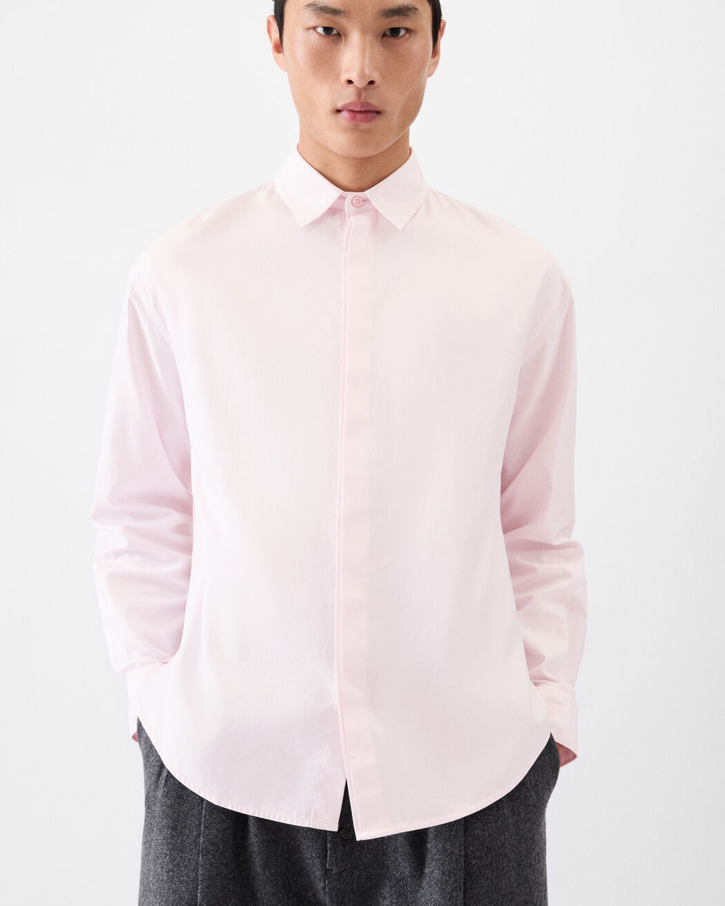 The Simon long-sleeve shirt jacquemus the simon long sleeve shirt