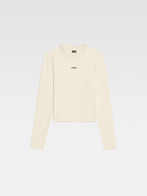 The Gros Grain long-sleeve t-shirt jacquemus the gros grain long sleeve t shirt