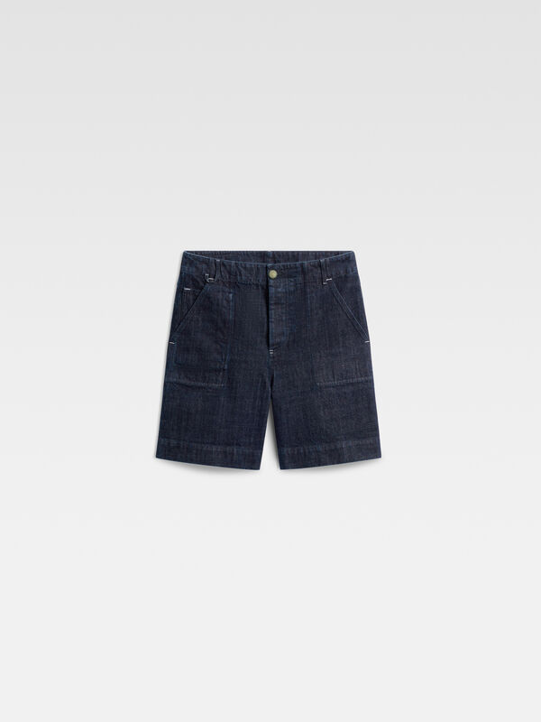 The de-Nîmes denim shorts jacquemus the de n mes denim shorts