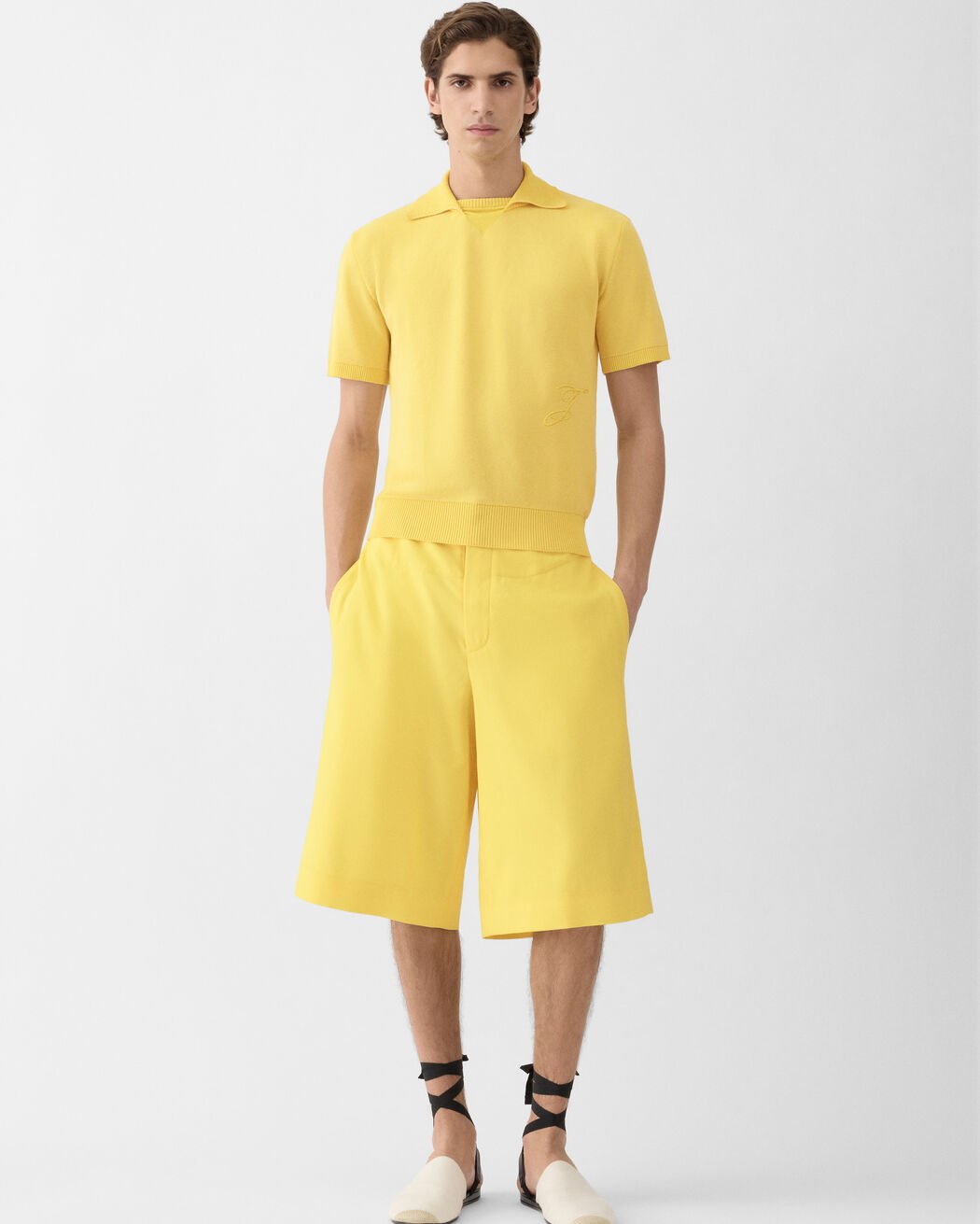 The J knit polo jacquemus the j knit polo