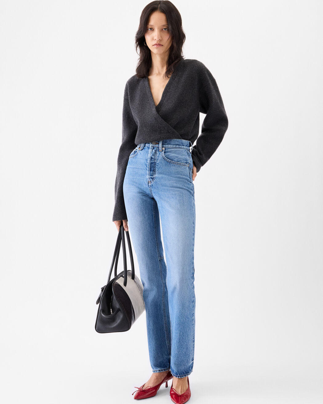 The straight de-Nîmes denim pants jacquemus the straight de n mes denim pants