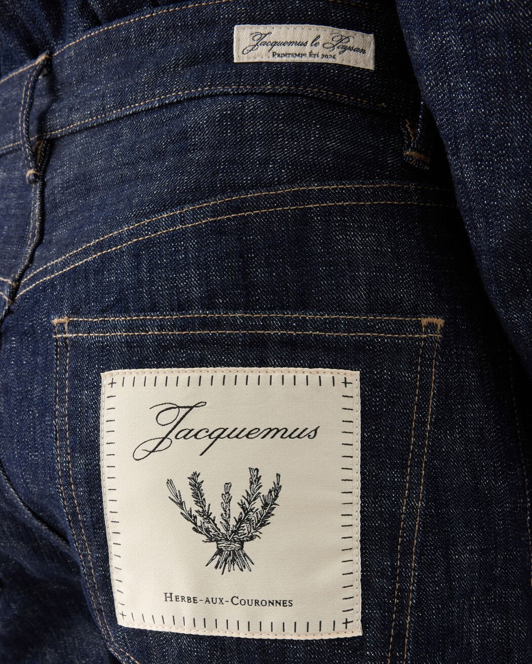 The straight de-Nîmes denim pants jacquemus the straight de n mes denim pants