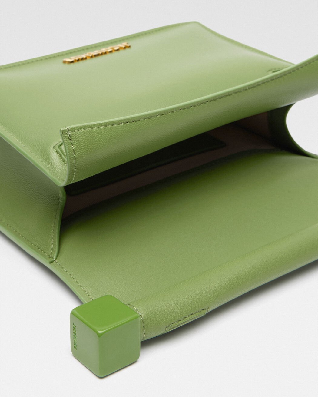 The small Rond Carré clutch jacquemus the small rond carr clutch