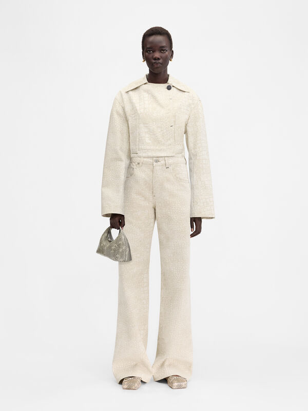The wide de-Nîmes denim pants jacquemus the wide de n mes denim pants