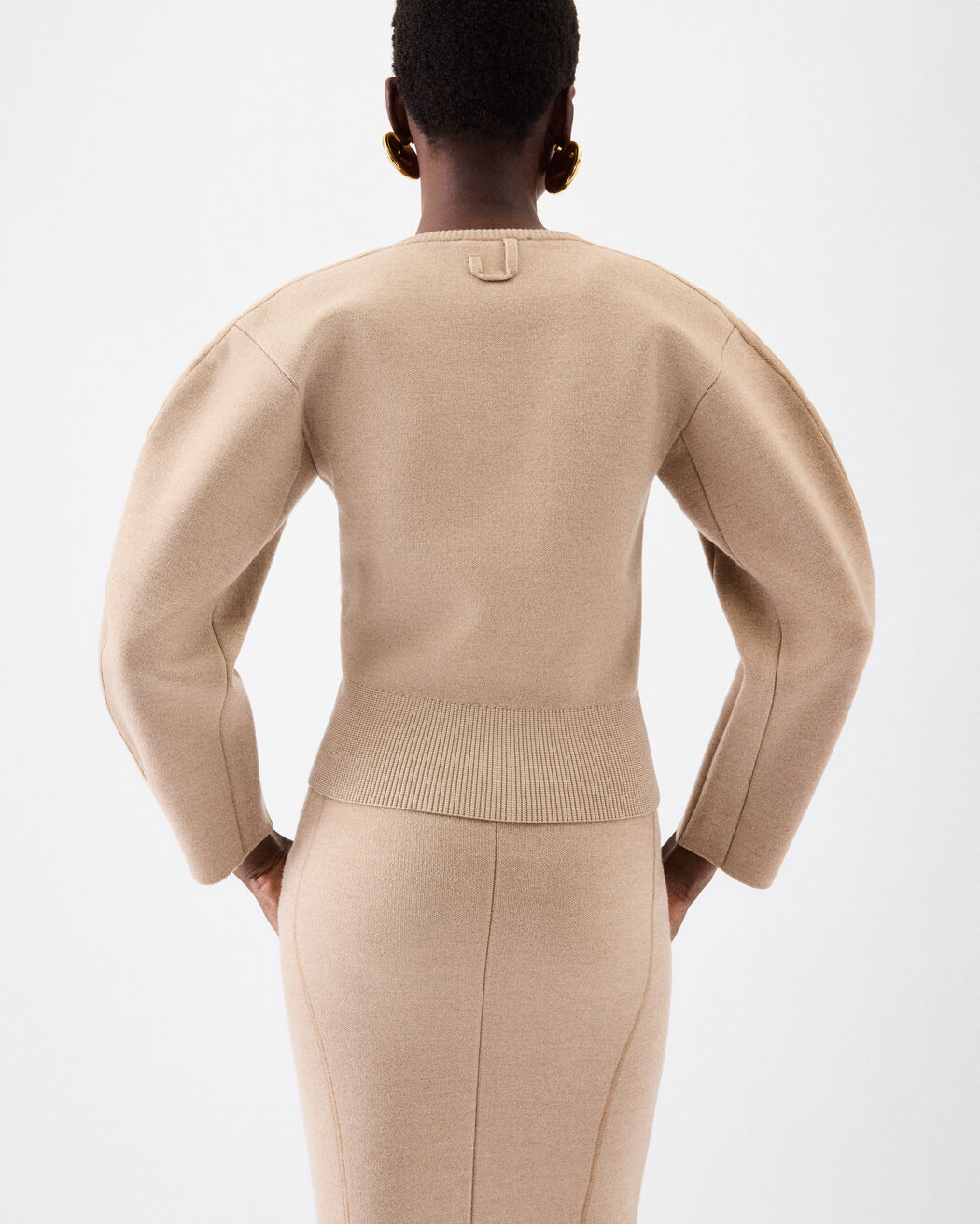 The Doppio cardigan jacquemus the doppio cardigan