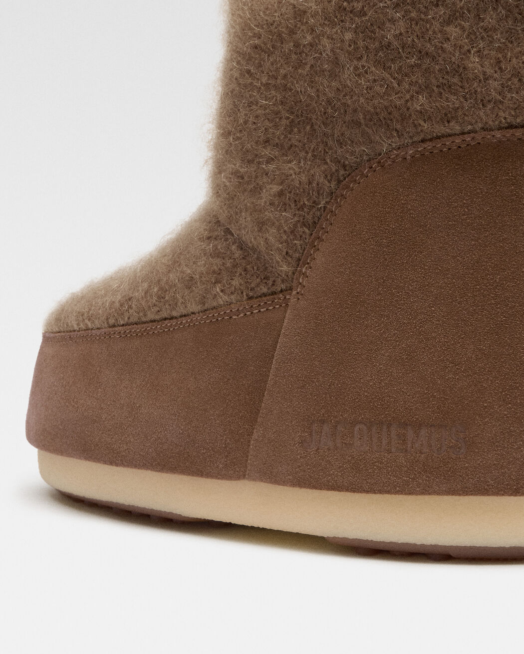 The Jacquemus Mohair Moon Boot the jacquemus mohair moon boot
