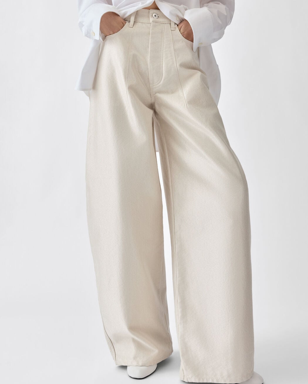 The de-Nîmes Ovalo denim pants jacquemus the de n mes ovalo denim pants