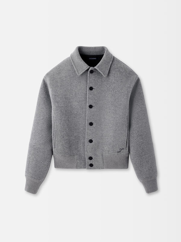The Feltro Bomber Jacket jacquemus the feltro bomber معطف