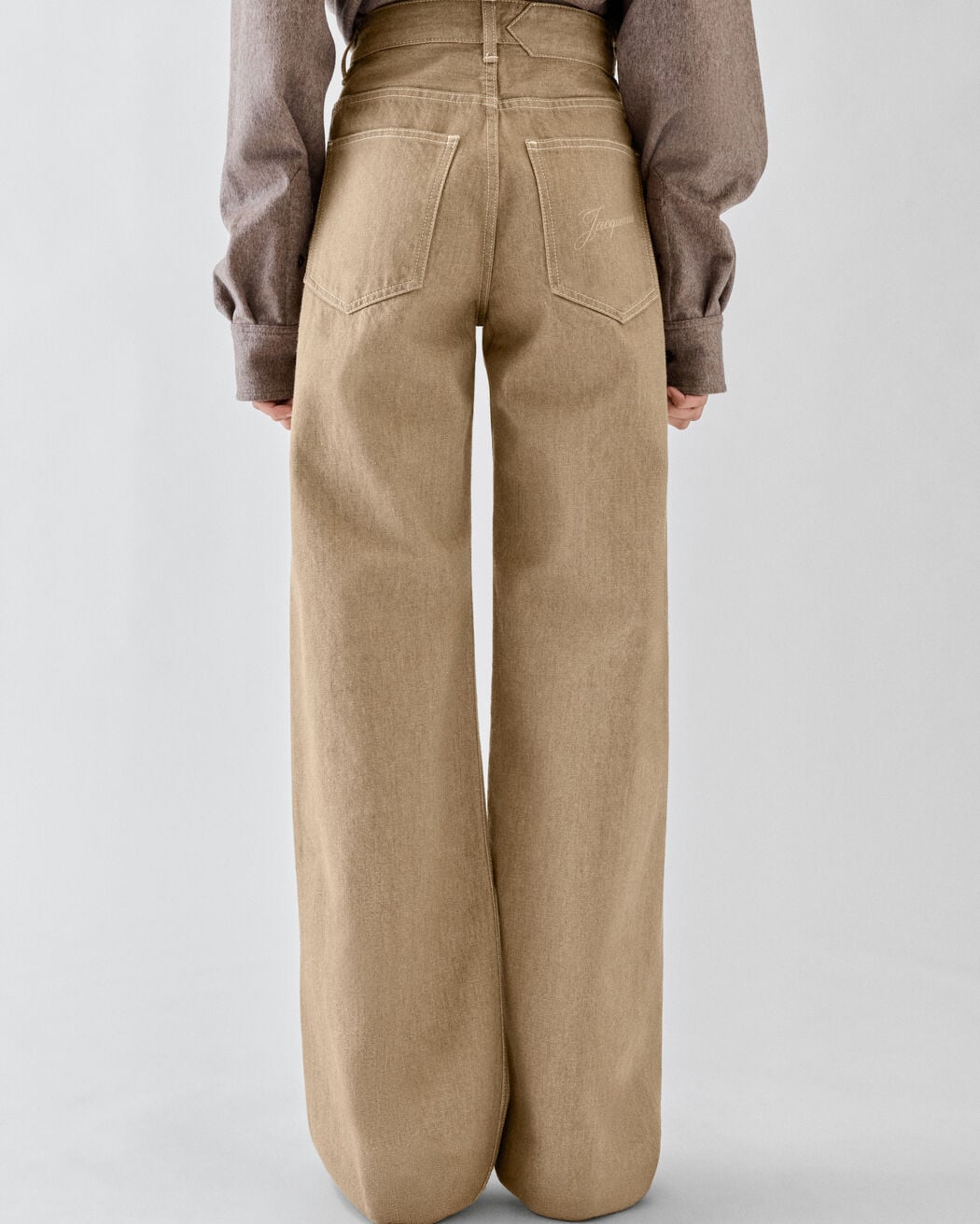 The wide de-Nîmes denim pants jacquemus the wide de n mes denim pants