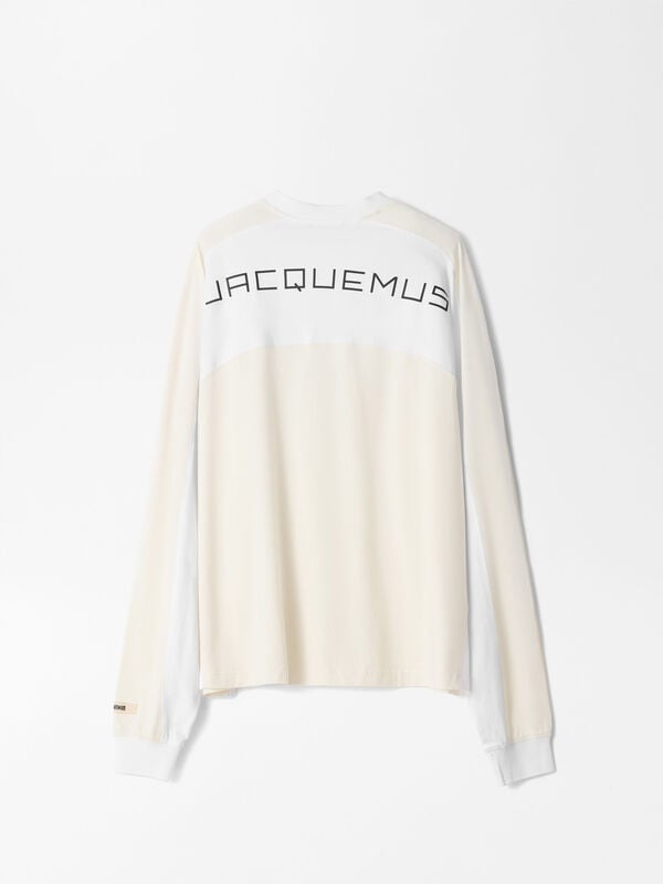 The Supporter long-sleeve t-shirt jacquemus the supporter long sleeve t shirt