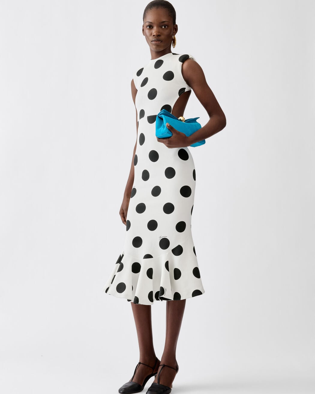 The Palmier dress with dots jacquemus the palmier dress with dots