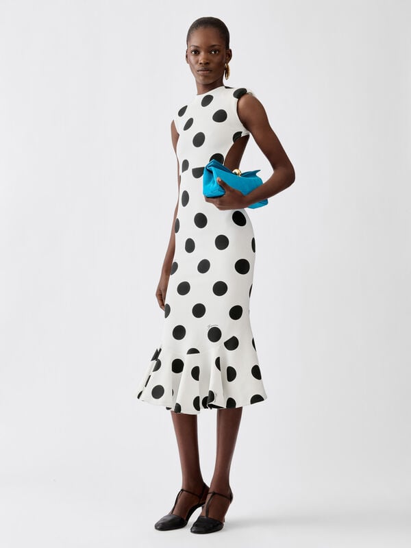 The Palmier dress with dots jacquemus the palmier dress with dots