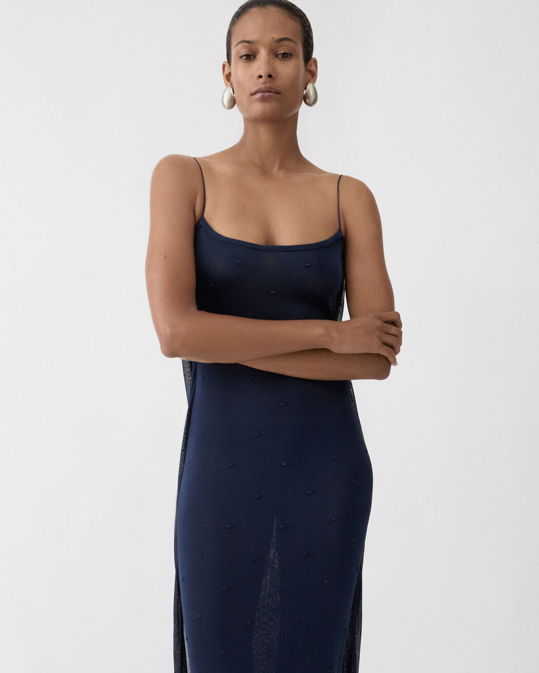 The Plumetis Knit Dress jacquemus the plumetis knit dress