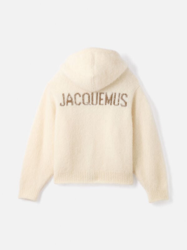 The Nuvola zipped cardigan jacquemus the nuvola zipped cardigan