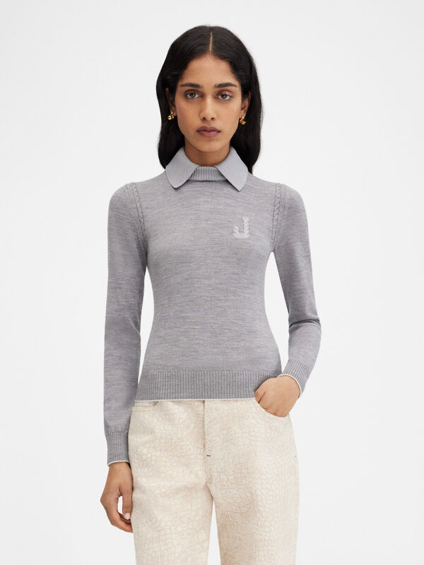 The Tricot knit قميص jacquemus the tricot knit قميص