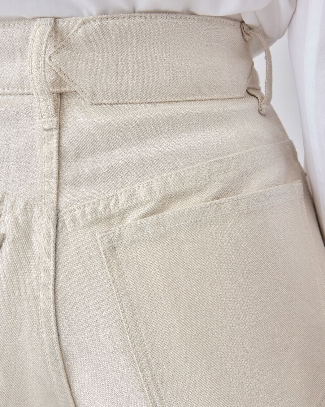 The de-Nîmes Ovalo denim pants jacquemus the de n mes ovalo denim pants