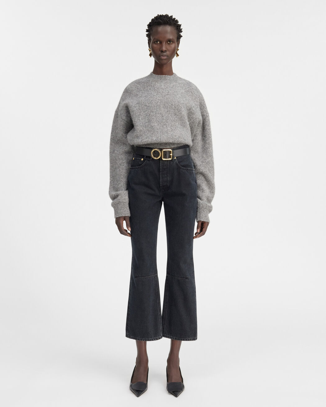 The cropped de-Nîmes denim pants jacquemus the cropped de n mes denim pants