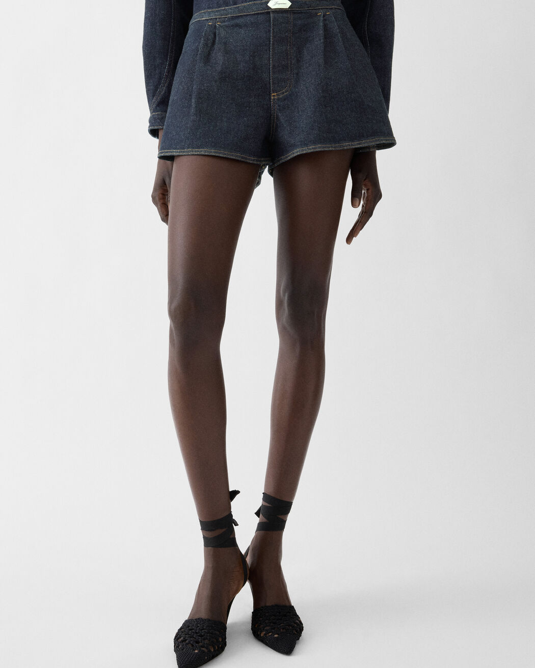The Amelo de-Nîmes denim shorts jacquemus the amelo de n mes denim shorts