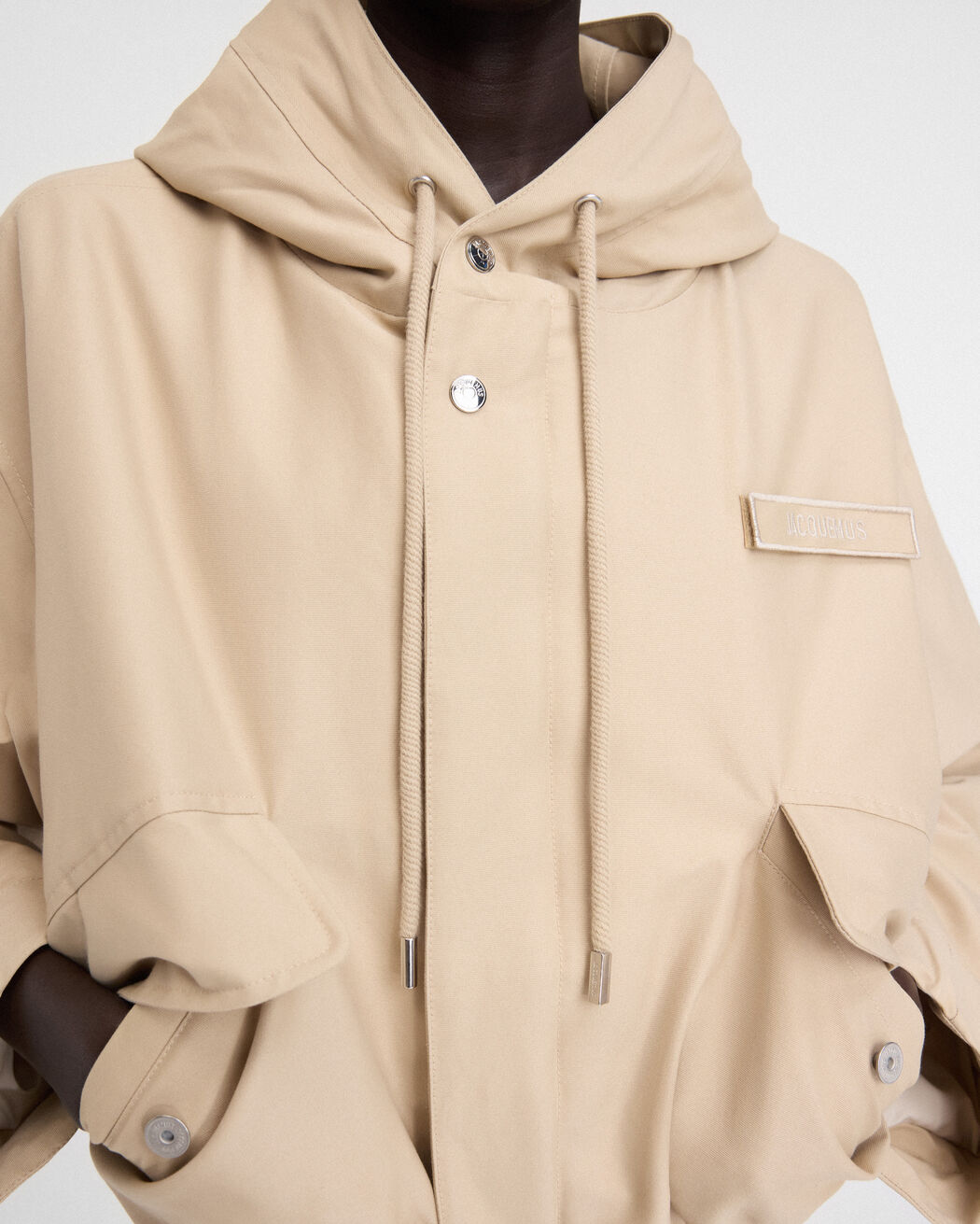 The Caraco cropped parka jacquemus the caraco cropped parka