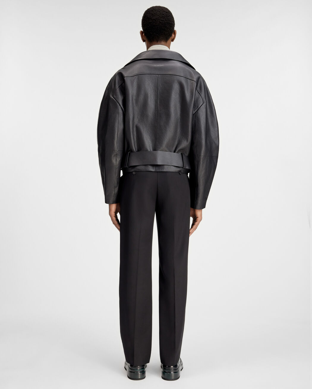 The Pilota leather jacket jacquemus the pilota leather jacket