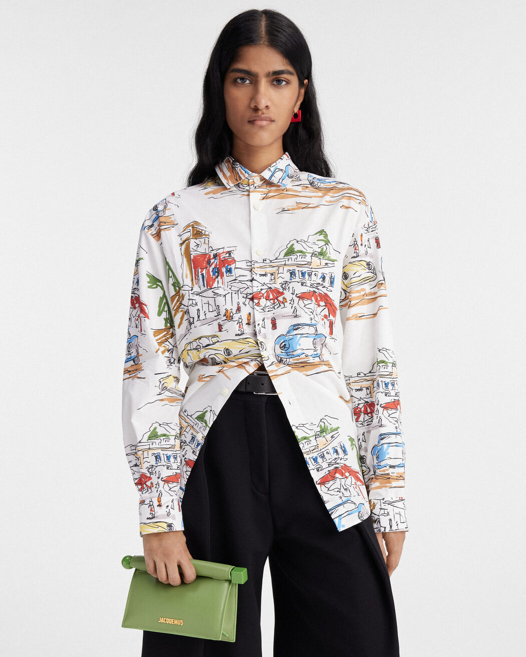 The small Rond Carré clutch jacquemus the small rond carr clutch