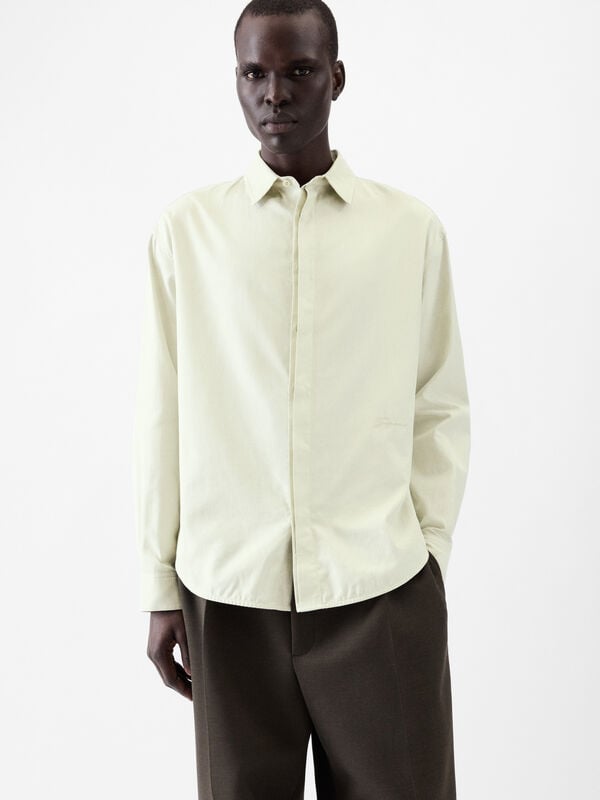The Simon long-sleeve shirt jacquemus the simon long sleeve shirt