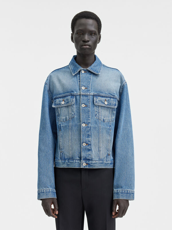 The denim de-Nîmes jacket jacquemus the denim de n mes jacket