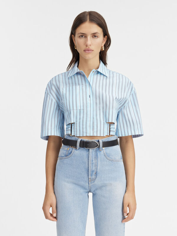 قميص La Chemise Courte Bari jacquemus قميص la chemise courte bari