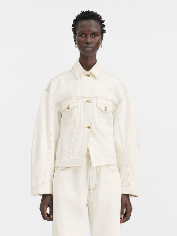 The denim de-Nîmes jacket jacquemus the denim de n mes jacket