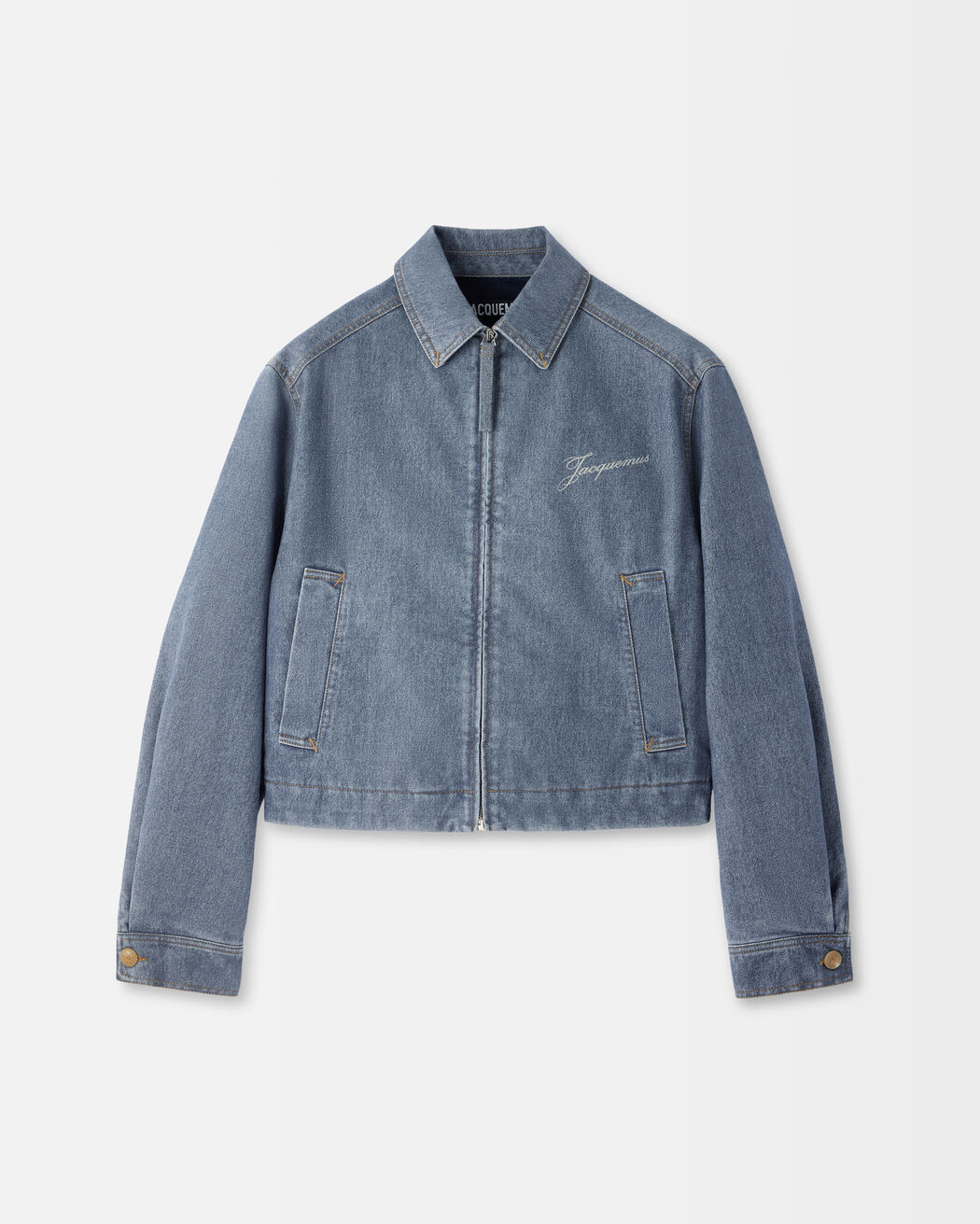 The Canevas de-Nîmes denim jacket jacquemus the canevas de n mes denim jacket