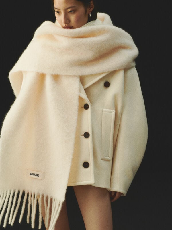 The Carro scarf jacquemus the carro scarf