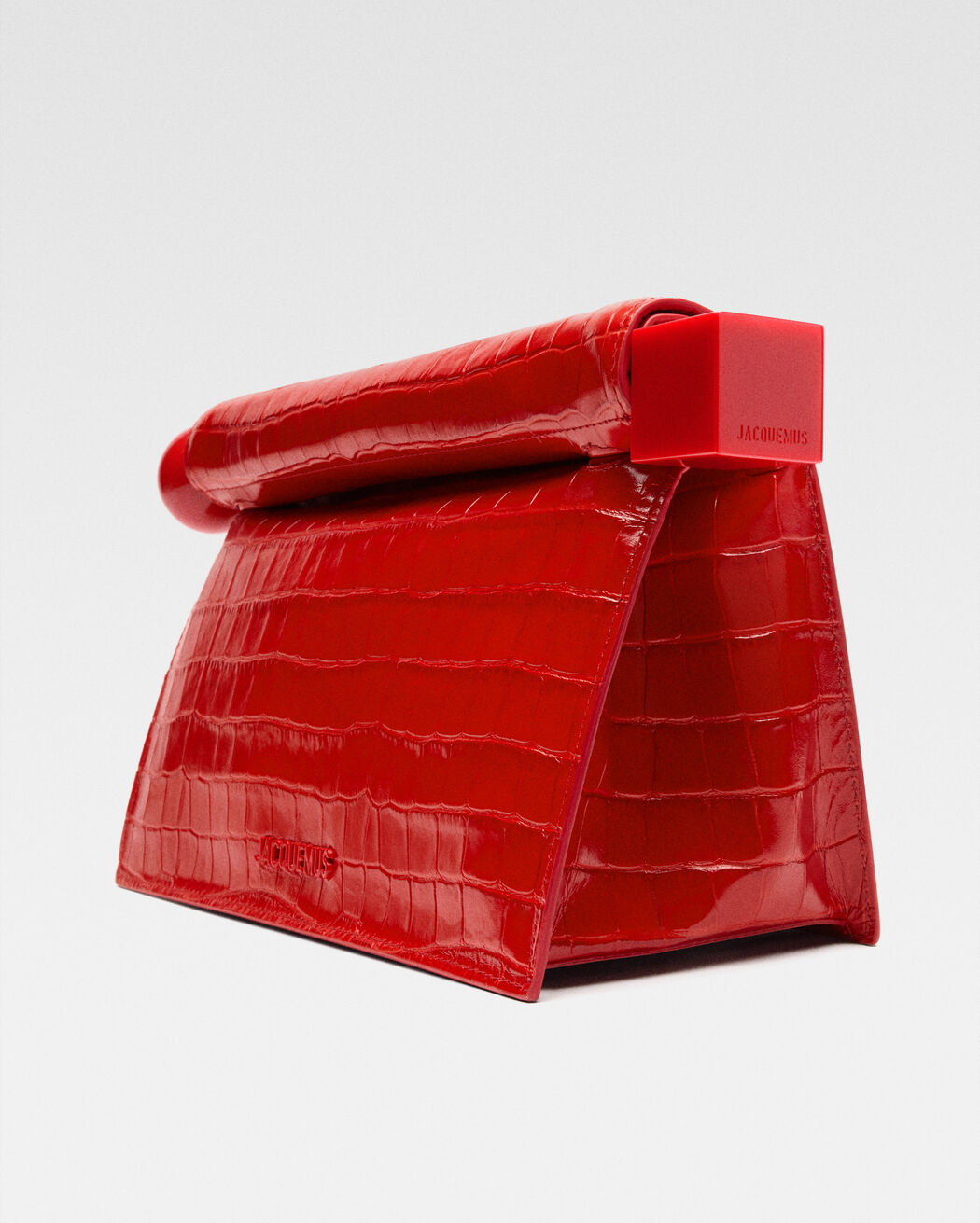 The Rond Carré clutch jacquemus the rond carr clutch