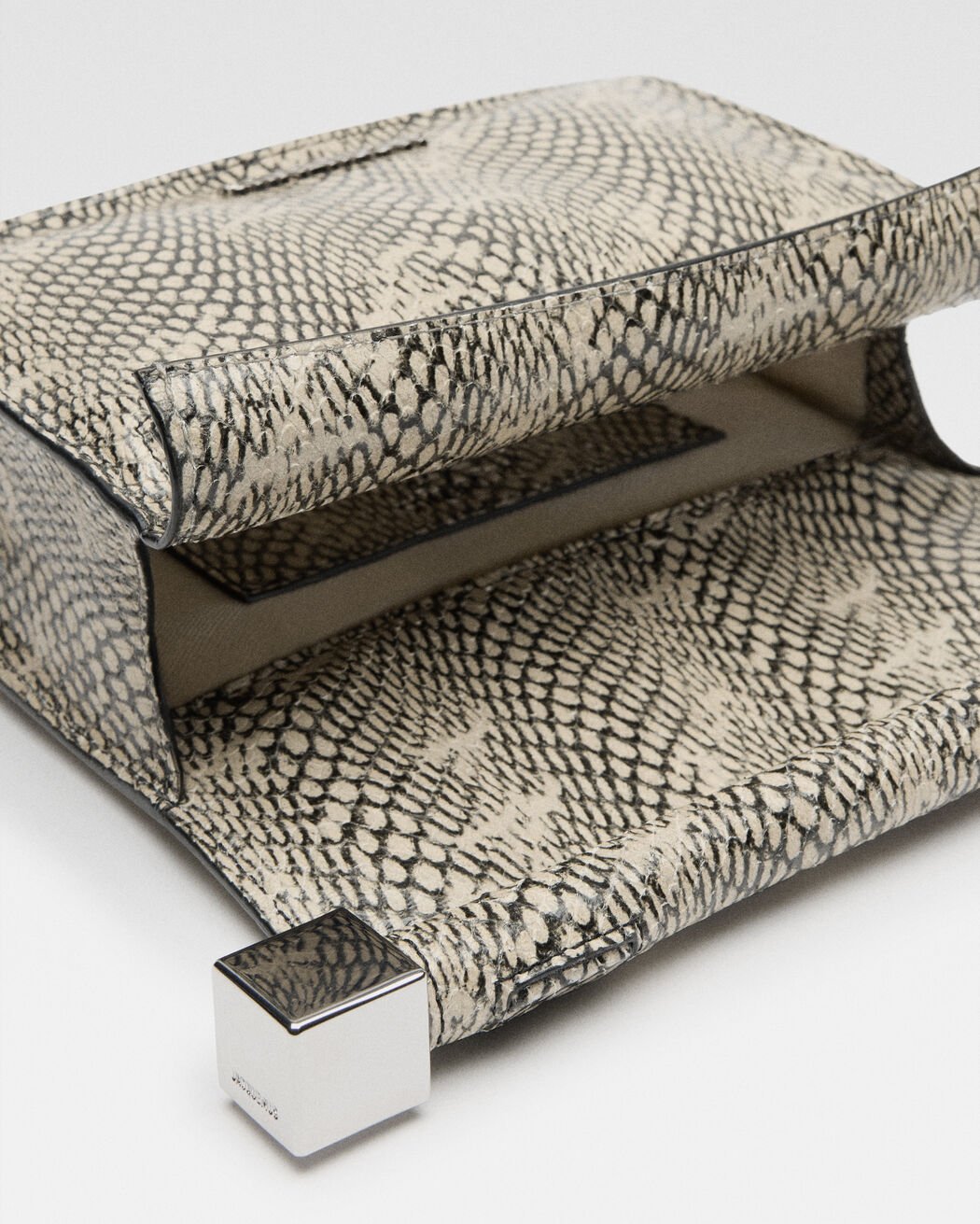 The small Rond Carré clutch jacquemus the small rond carr clutch