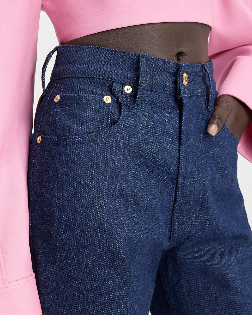 The straight de-Nîmes denim pants jacquemus the straight de n mes denim pants
