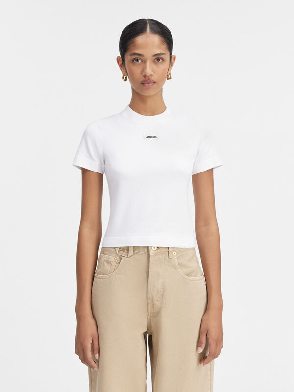 The Gros Grain تي شيرت jacquemus تي شيرت le t shirt gros grain
