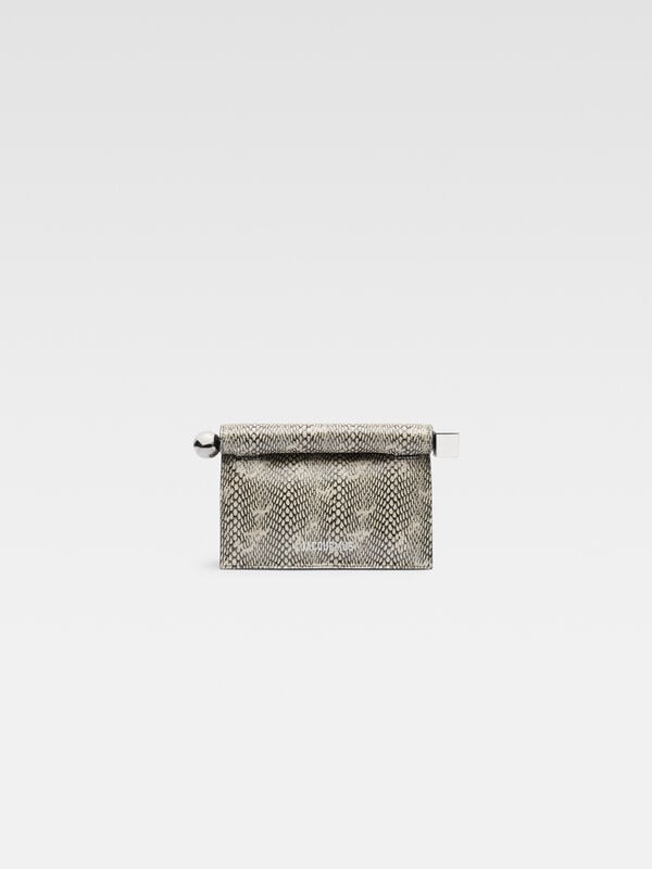 The small Rond Carré clutch jacquemus حقيبة the small rond carr