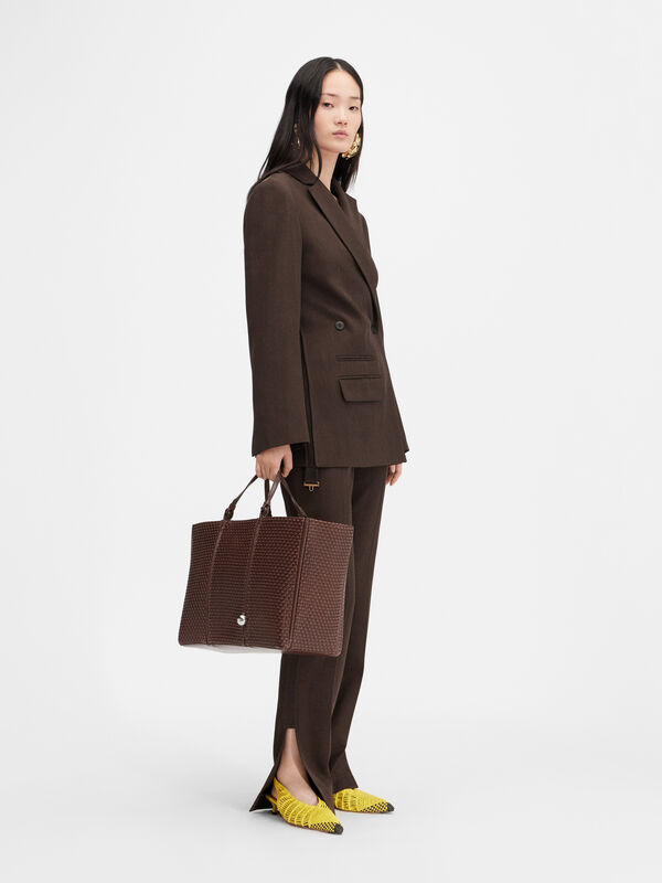 The buttoned cardigan jacquemus the tibau jacket