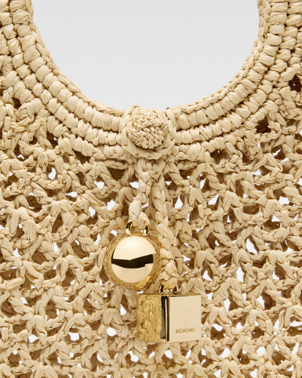 The Spiaggia small round bag jacquemus the spiaggia small round bag