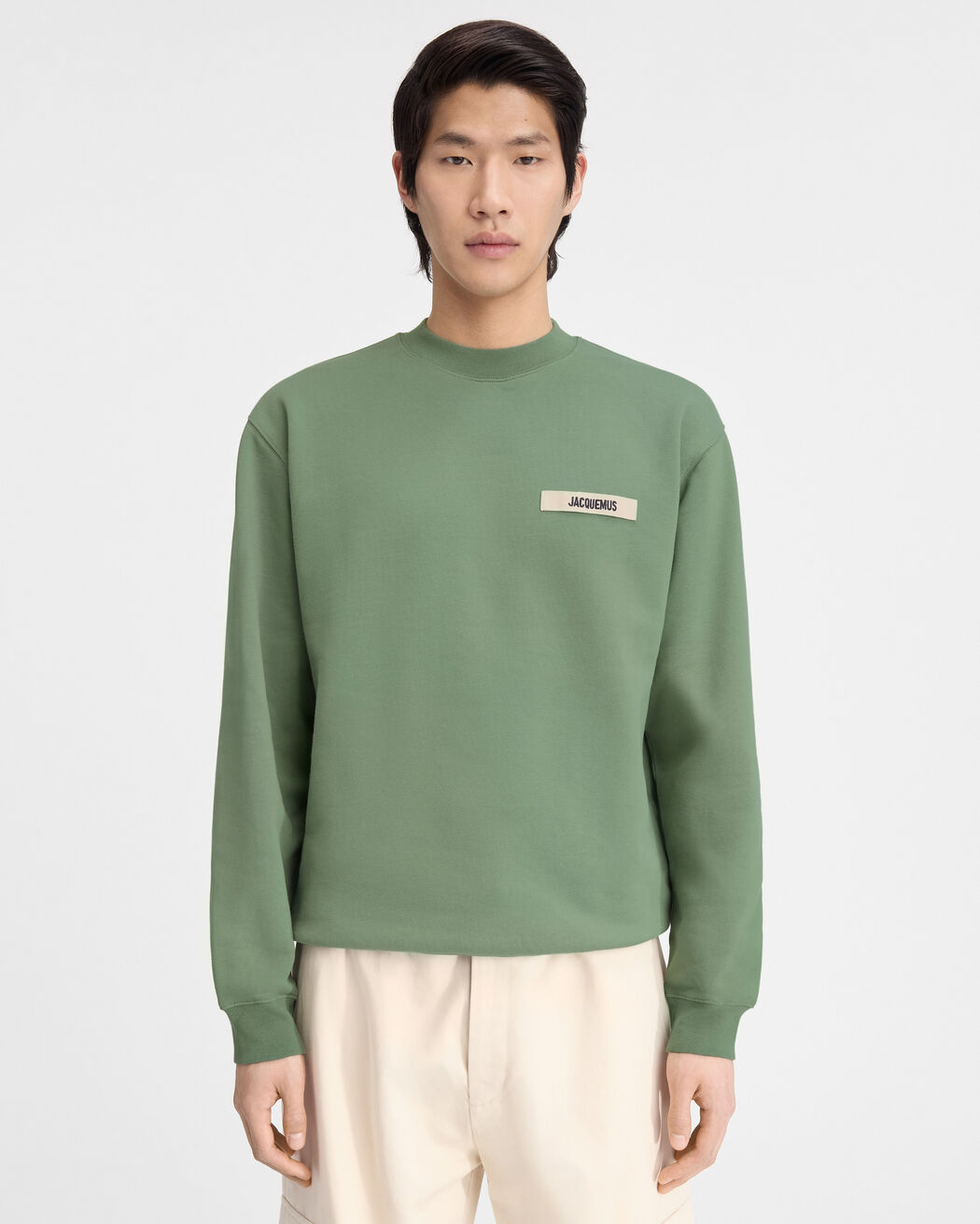 The Gros Grain sweatshirt jacquemus the gros grain sweatshirt