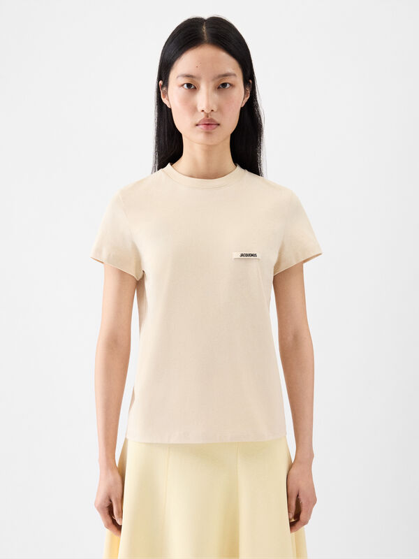 The Gros Grain short-sleeve t-shirt jacquemus تي شيرت the gros grain short sleeve t shirt