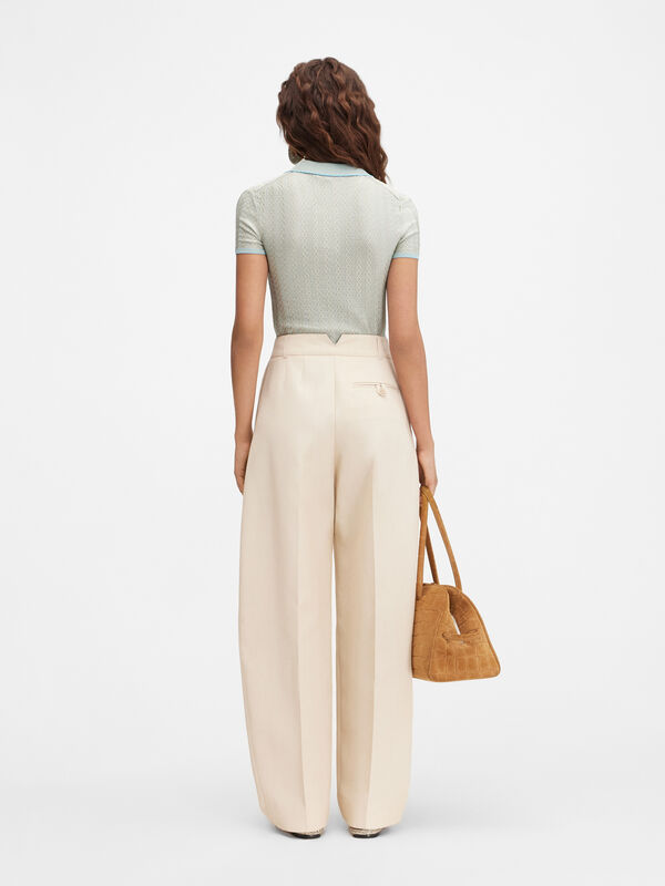 The Marino polo shirt jacquemus the marino polo shirt