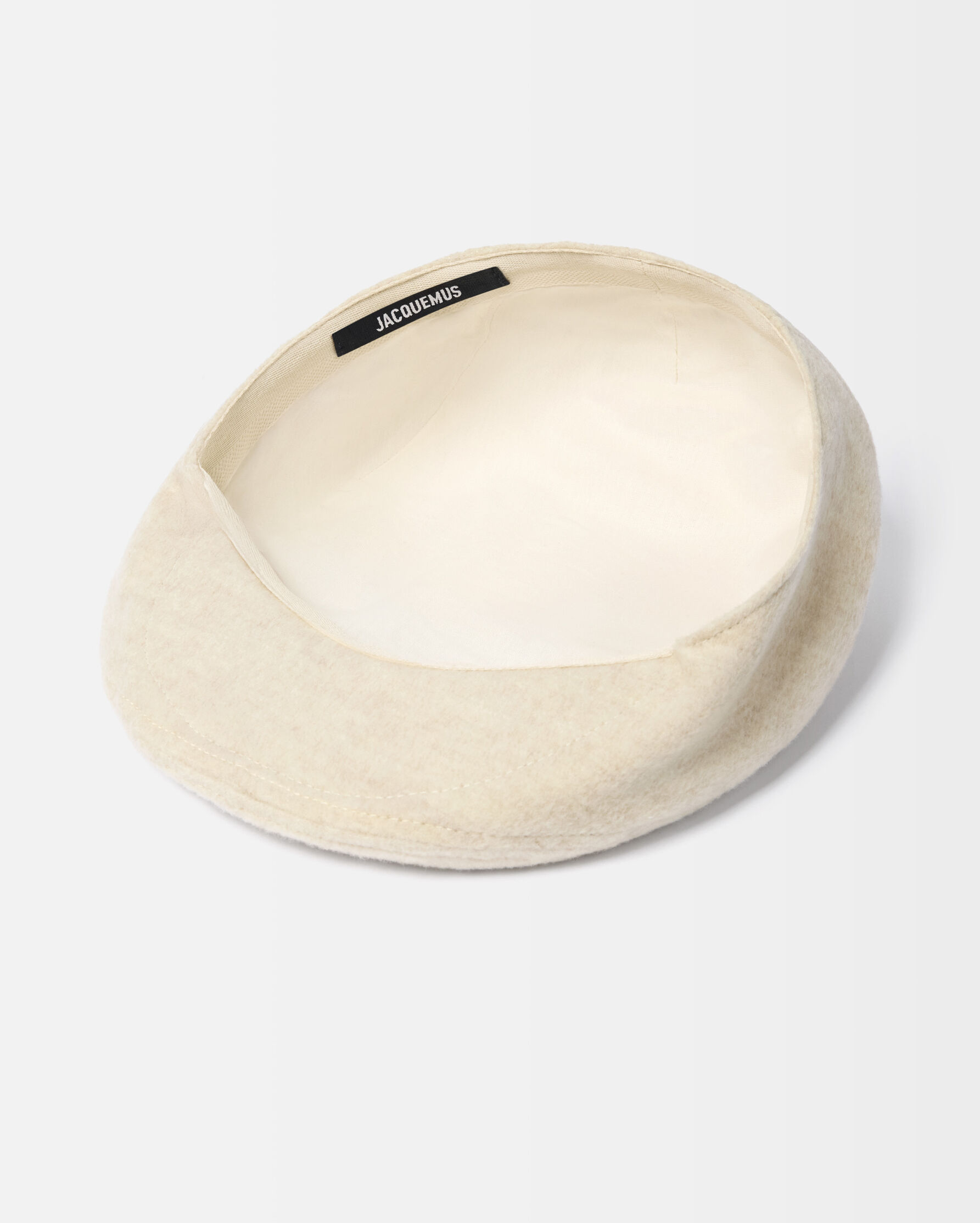 Le Beret Valerie - Jacquemus - Cotton - Beige The Valérie beret by JACQUEMUS | Official website main image 2
