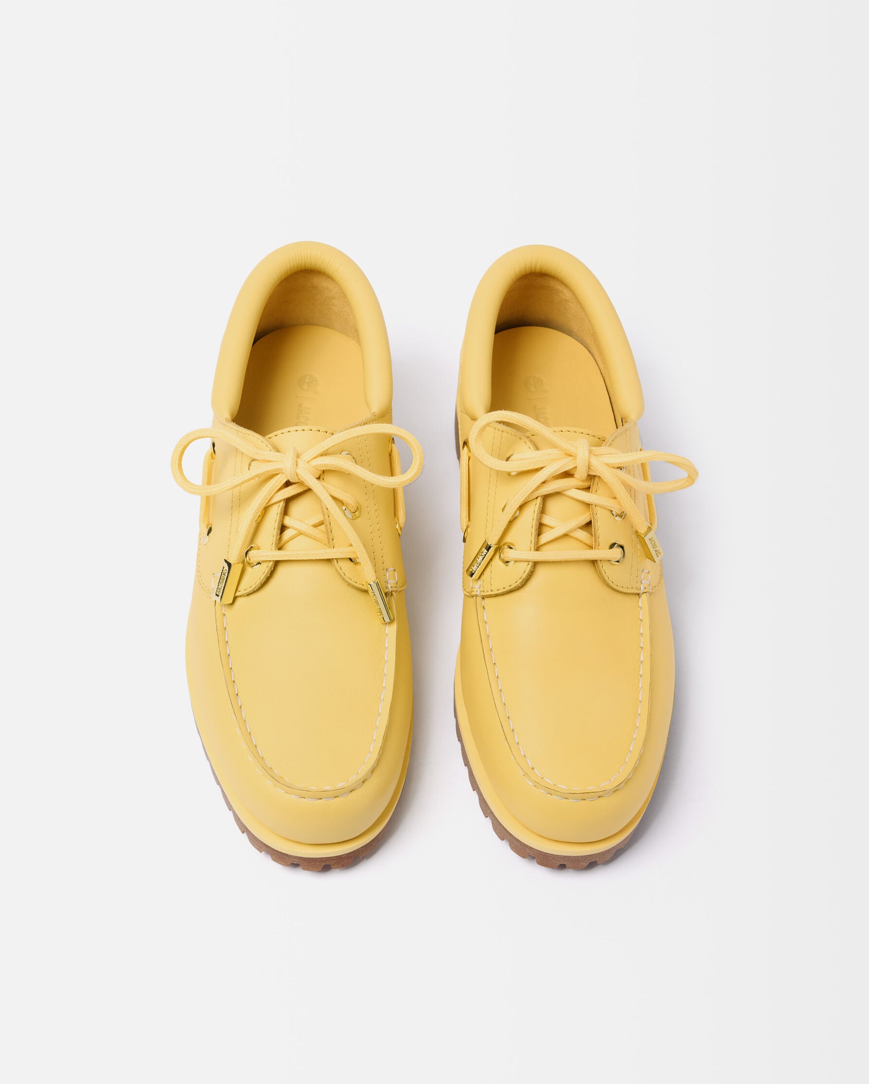 The JACQUEMUS+TIMBERLAND boat shoe, Yellow | JACQUEMUS UAE