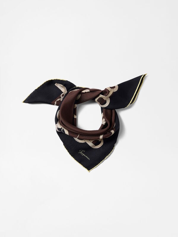 The Pampille silk scarf jacquemus the pampille silk scarf