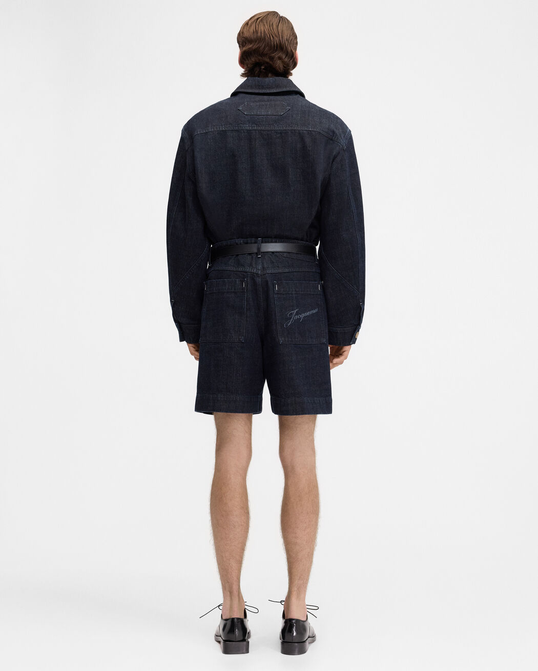 The de-Nîmes denim shorts jacquemus the de n mes denim shorts