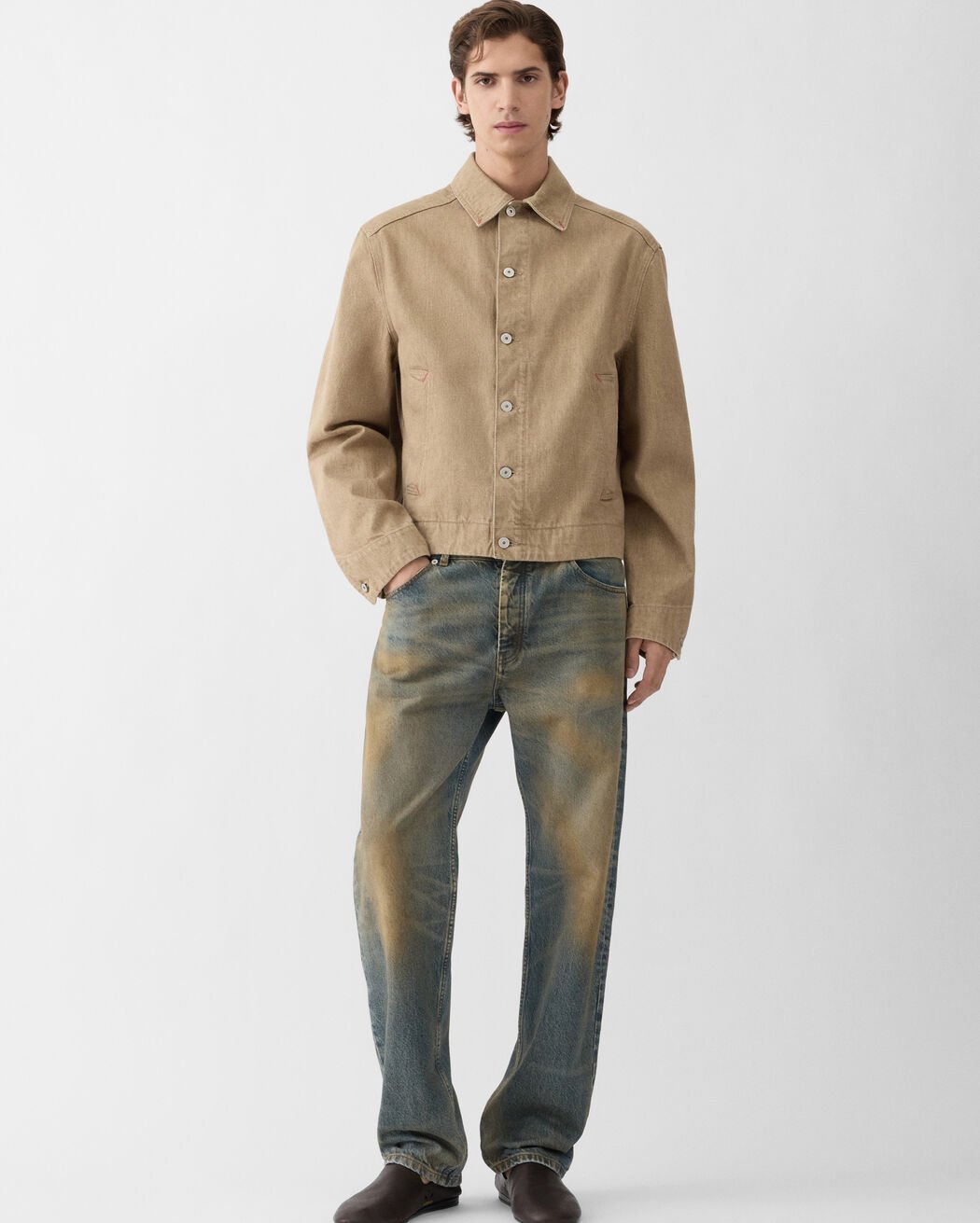 The Mirada de-Nîmes denim jacket jacquemus the mirada de n mes denim jacket