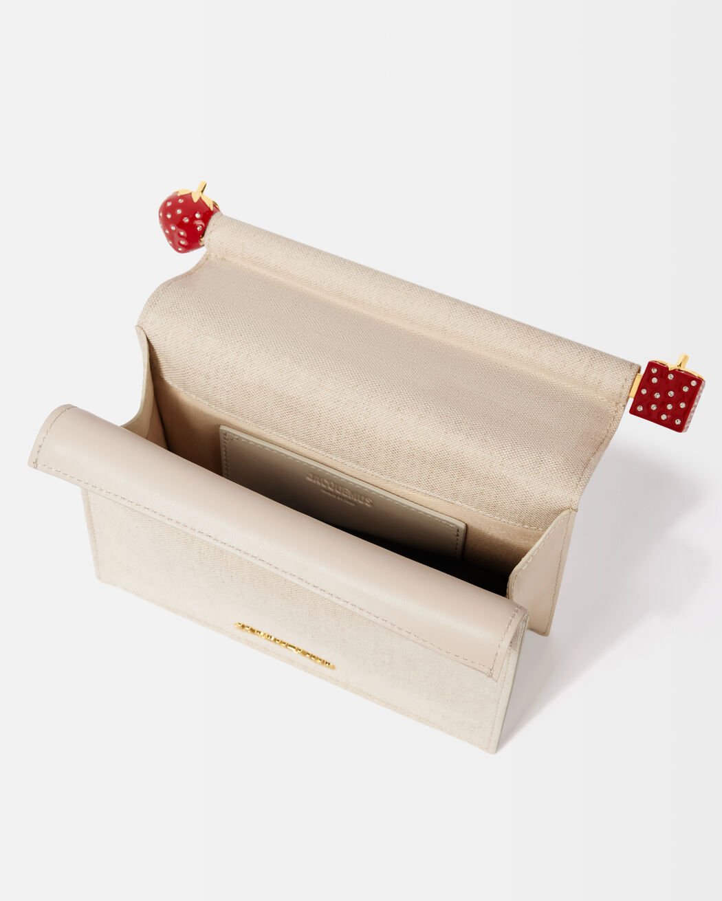 The small Rond Carré clutch jacquemus the small rond carr clutch