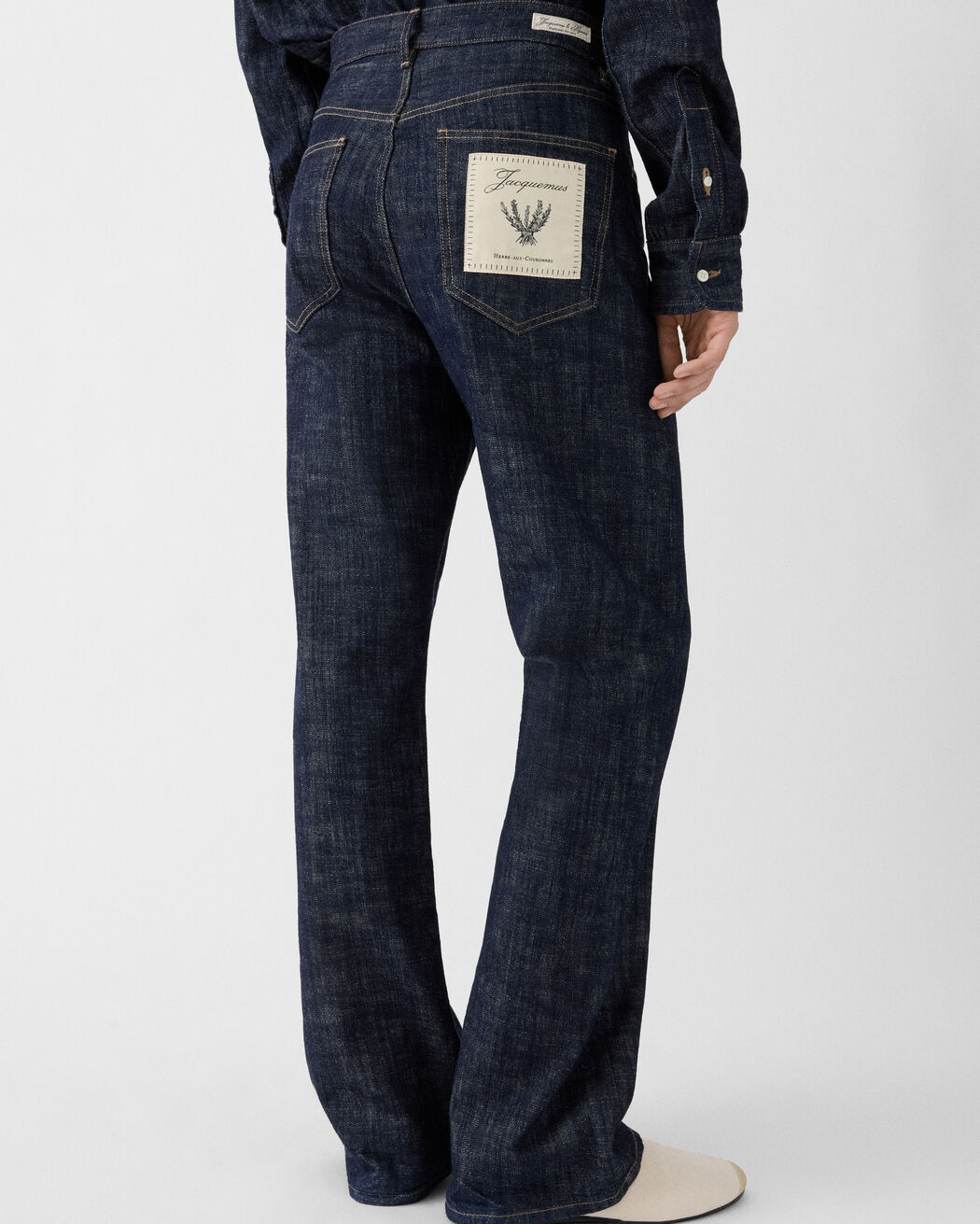 The straight de-Nîmes denim pants jacquemus the straight de n mes denim pants